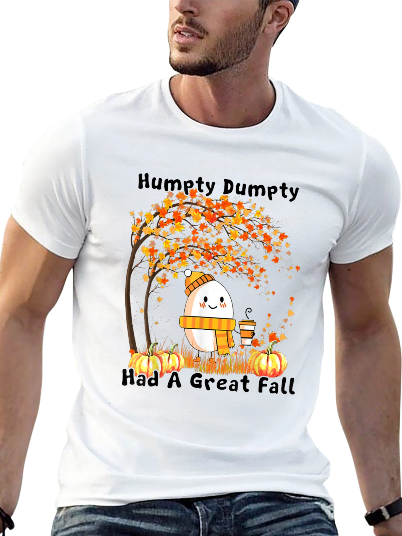 Humpty Dumpty Fall T-Shirt Autumn Design
