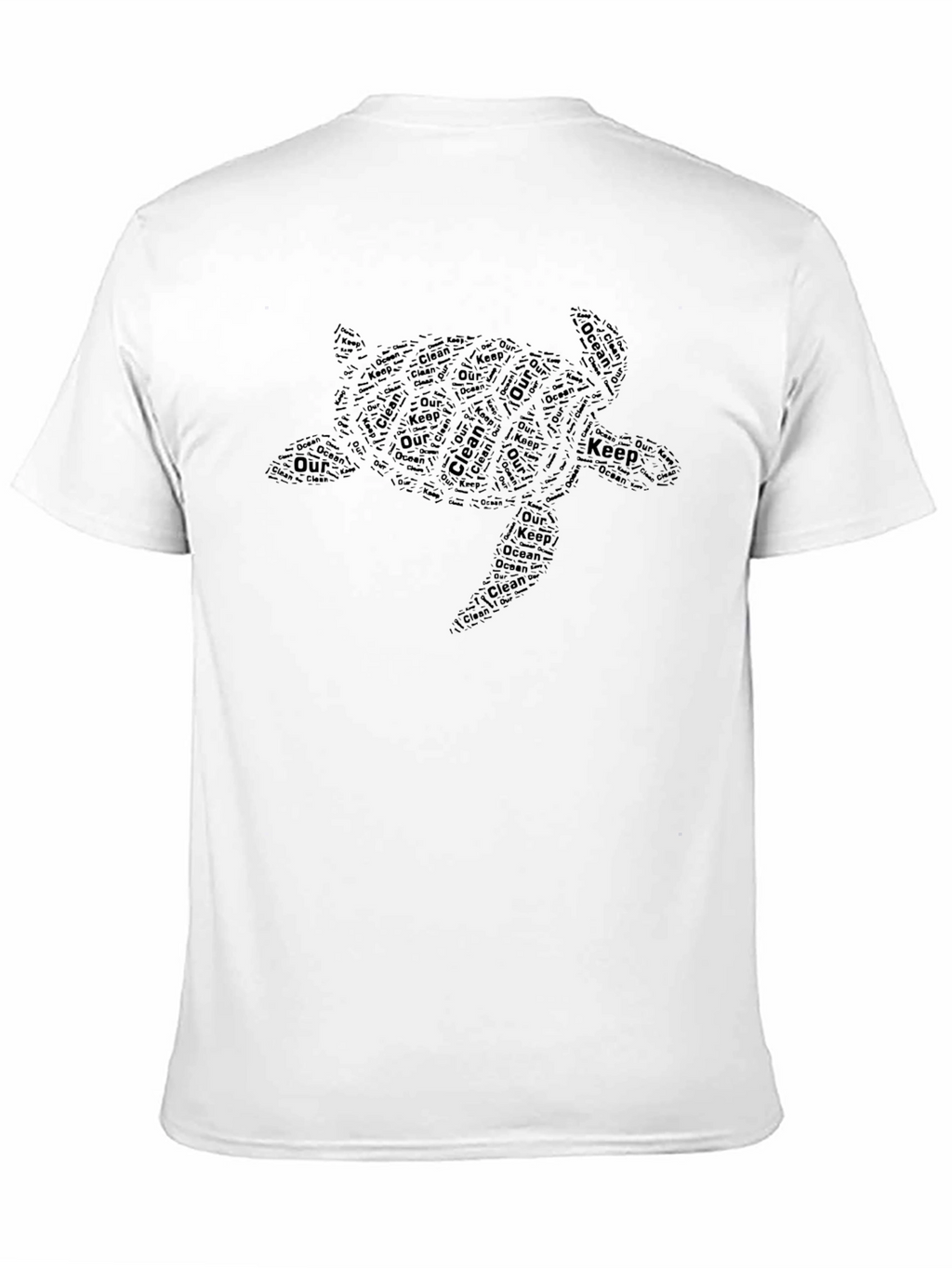 Keep Our Oceans Clean Turtle Graphic Tee