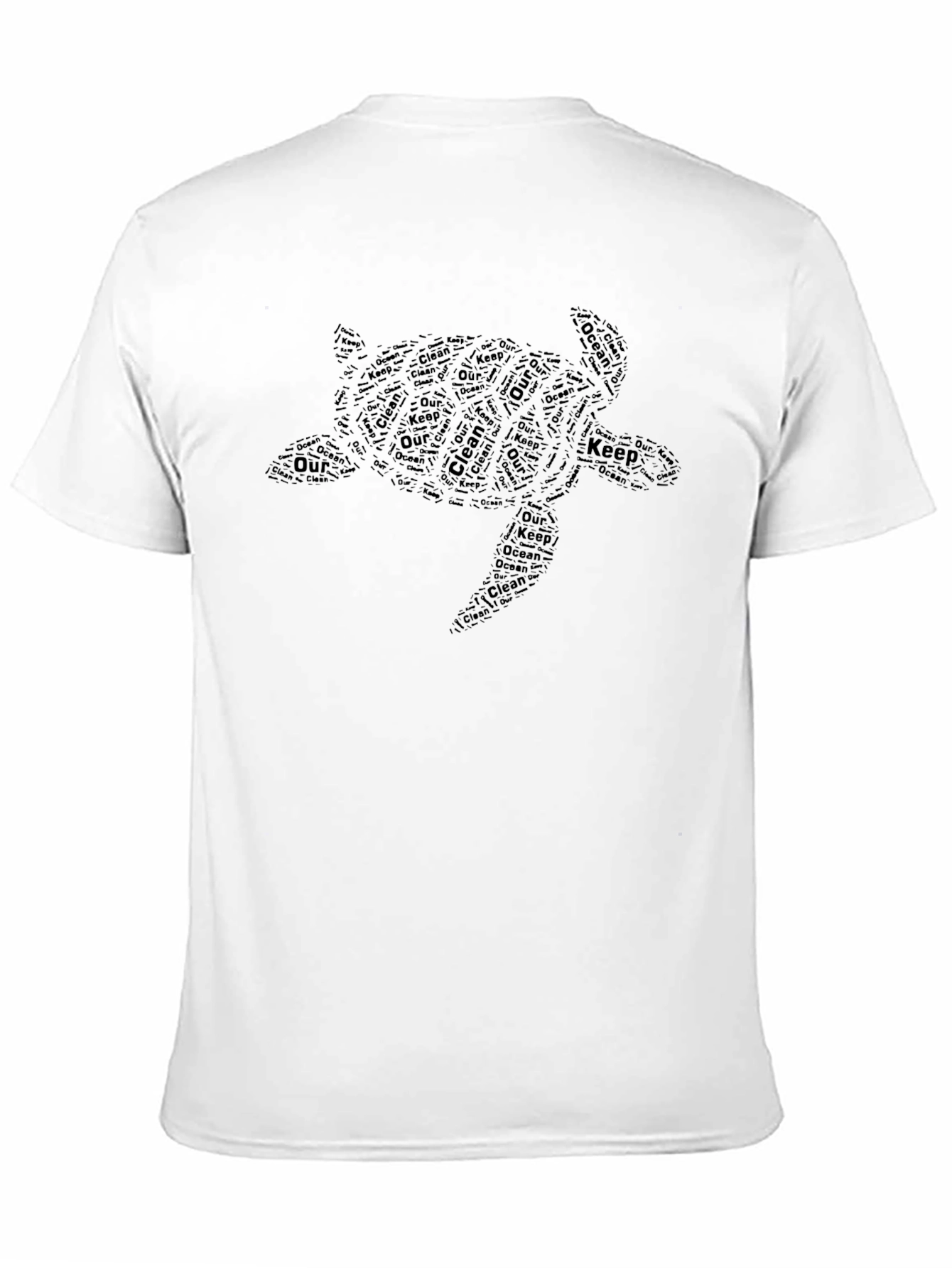 Keep Our Oceans Clean Turtle Graphic Tee