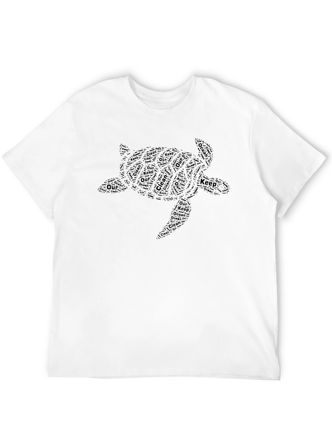 Keep Our Oceans Clean Turtle Graphic Tee