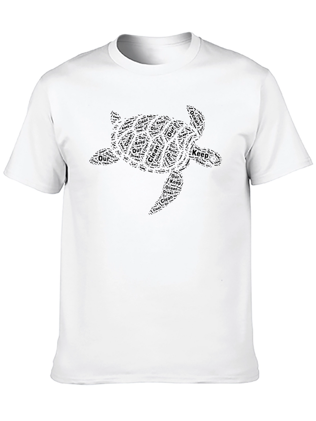 Keep Our Oceans Clean Turtle Graphic Tee