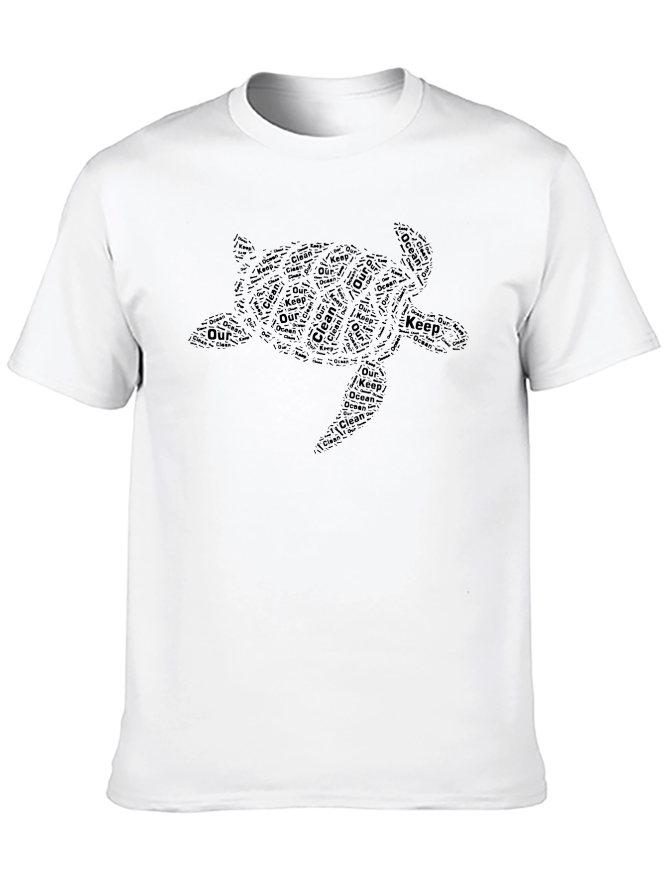 Keep Our Oceans Clean Turtle Graphic Tee