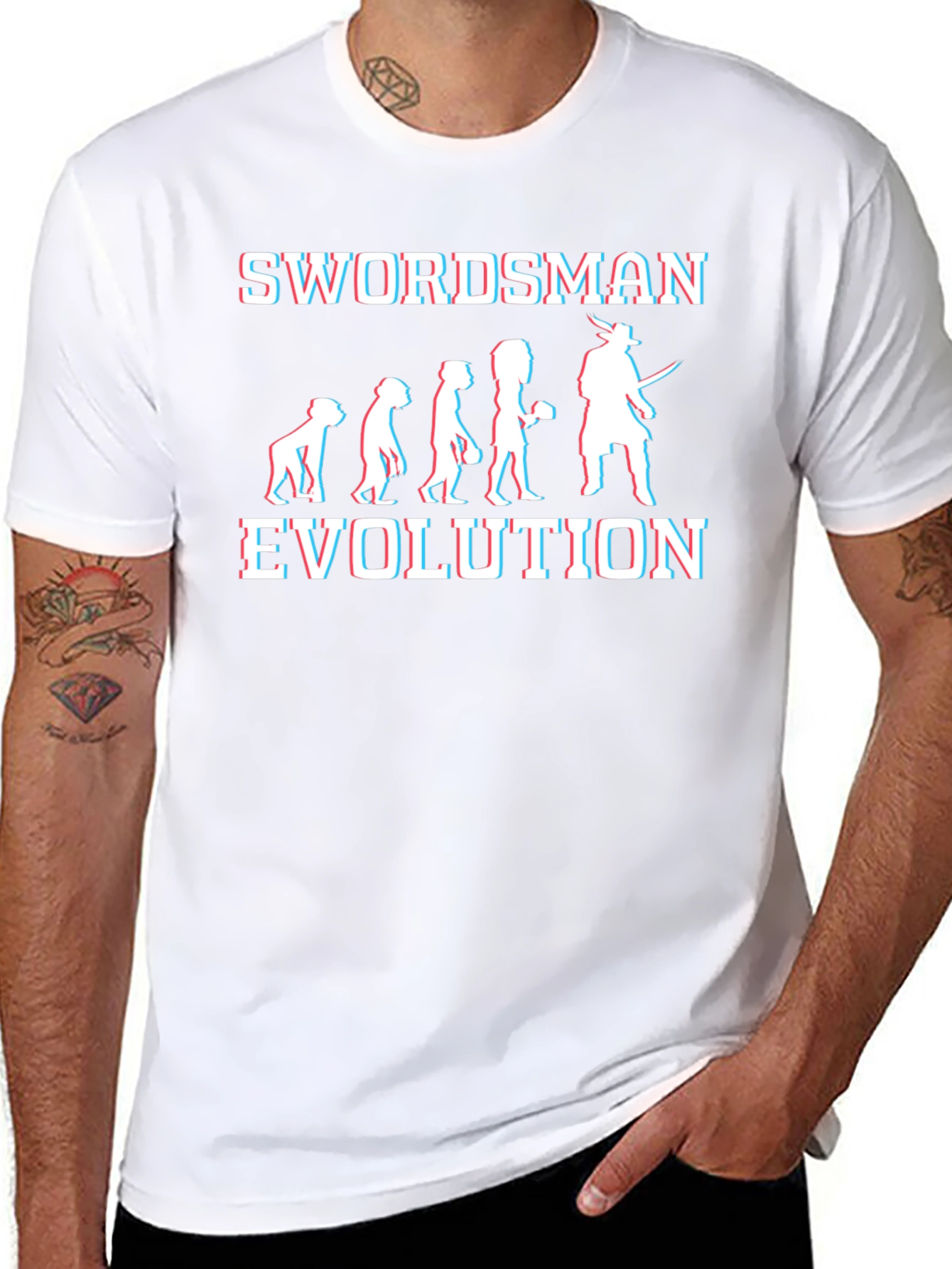 Swordsman Evolution Graphic Tee