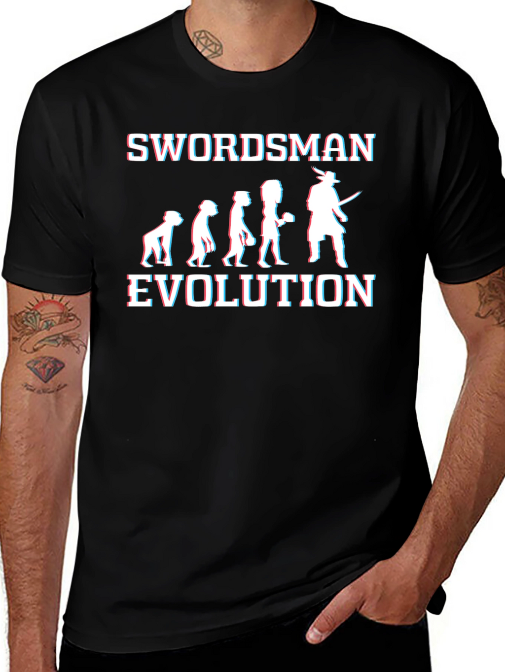 Swordsman Evolution Graphic Tee