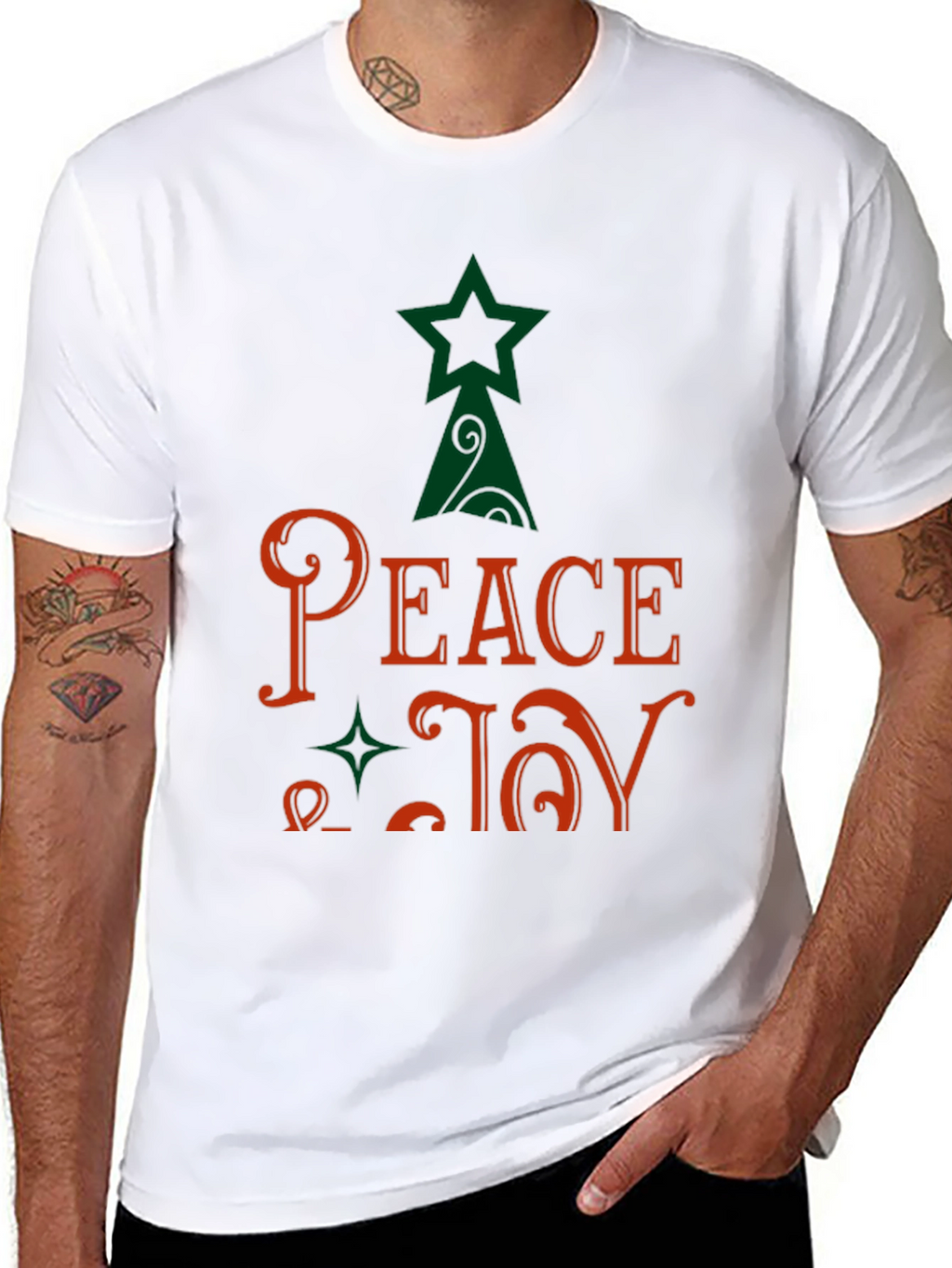 Peace Joy Christmas T-Shirt