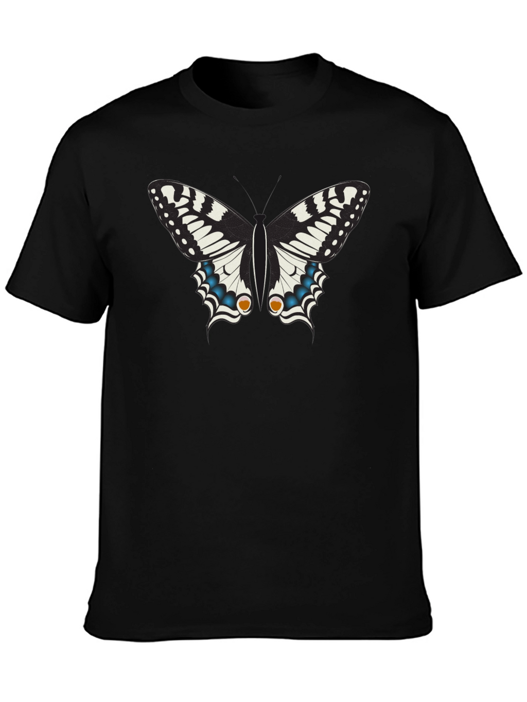 Butterfly Graphic Black T-Shirt