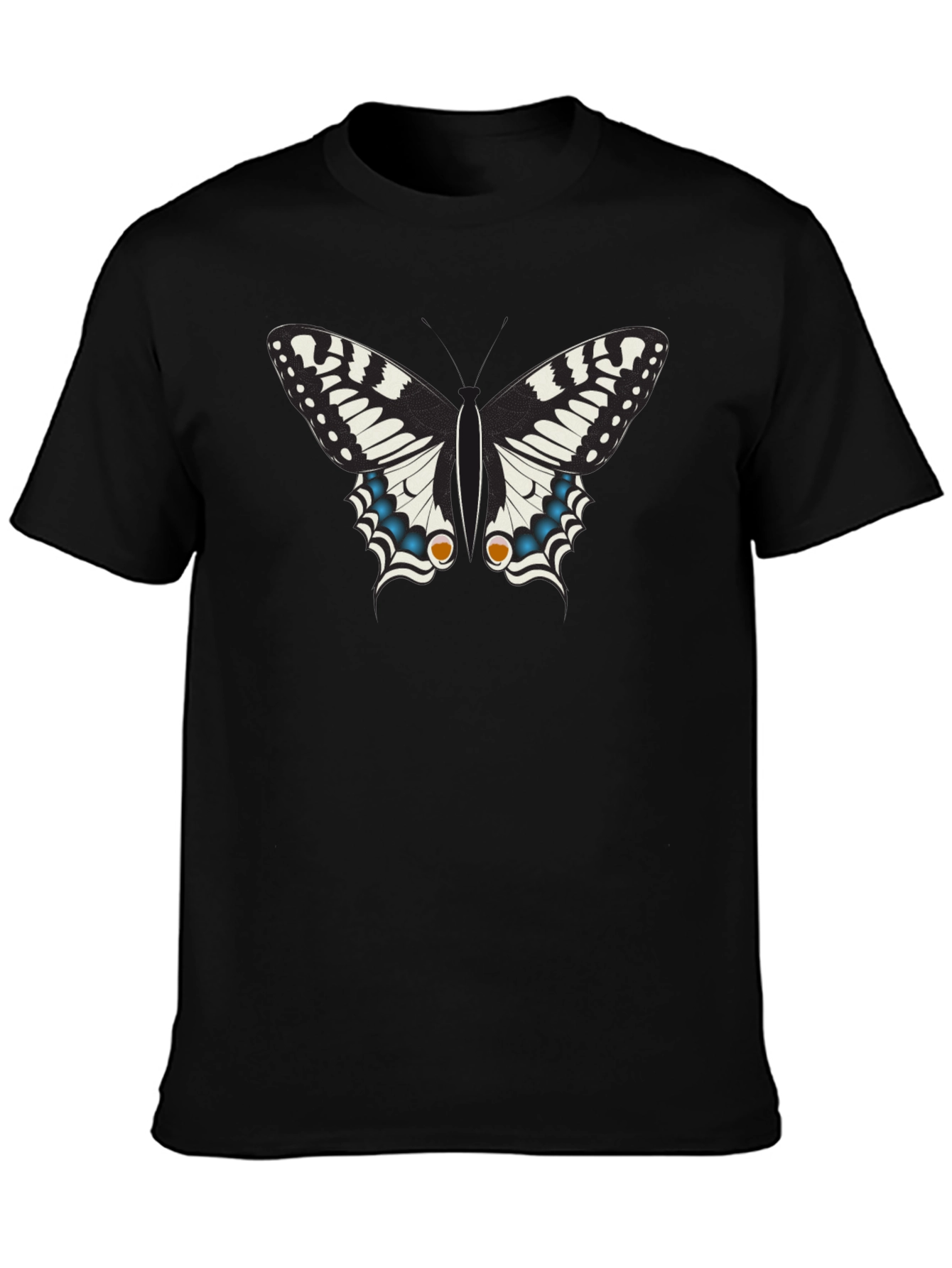 Butterfly Graphic Black T-Shirt