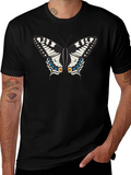 Butterfly Graphic Black T-Shirt