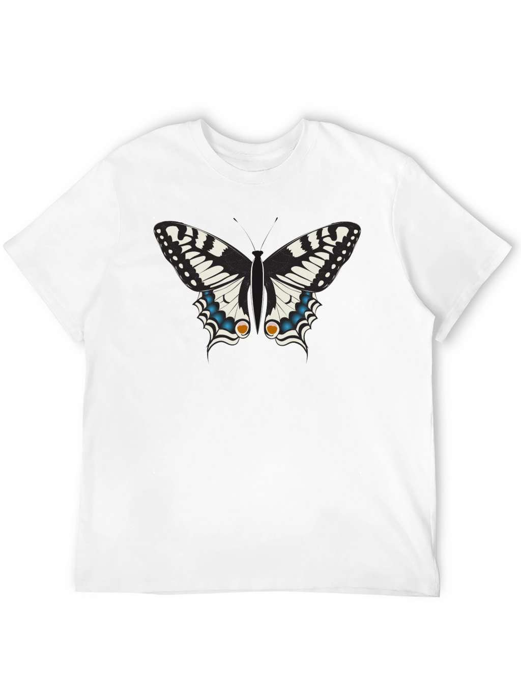 Butterfly Graphic Black T-Shirt