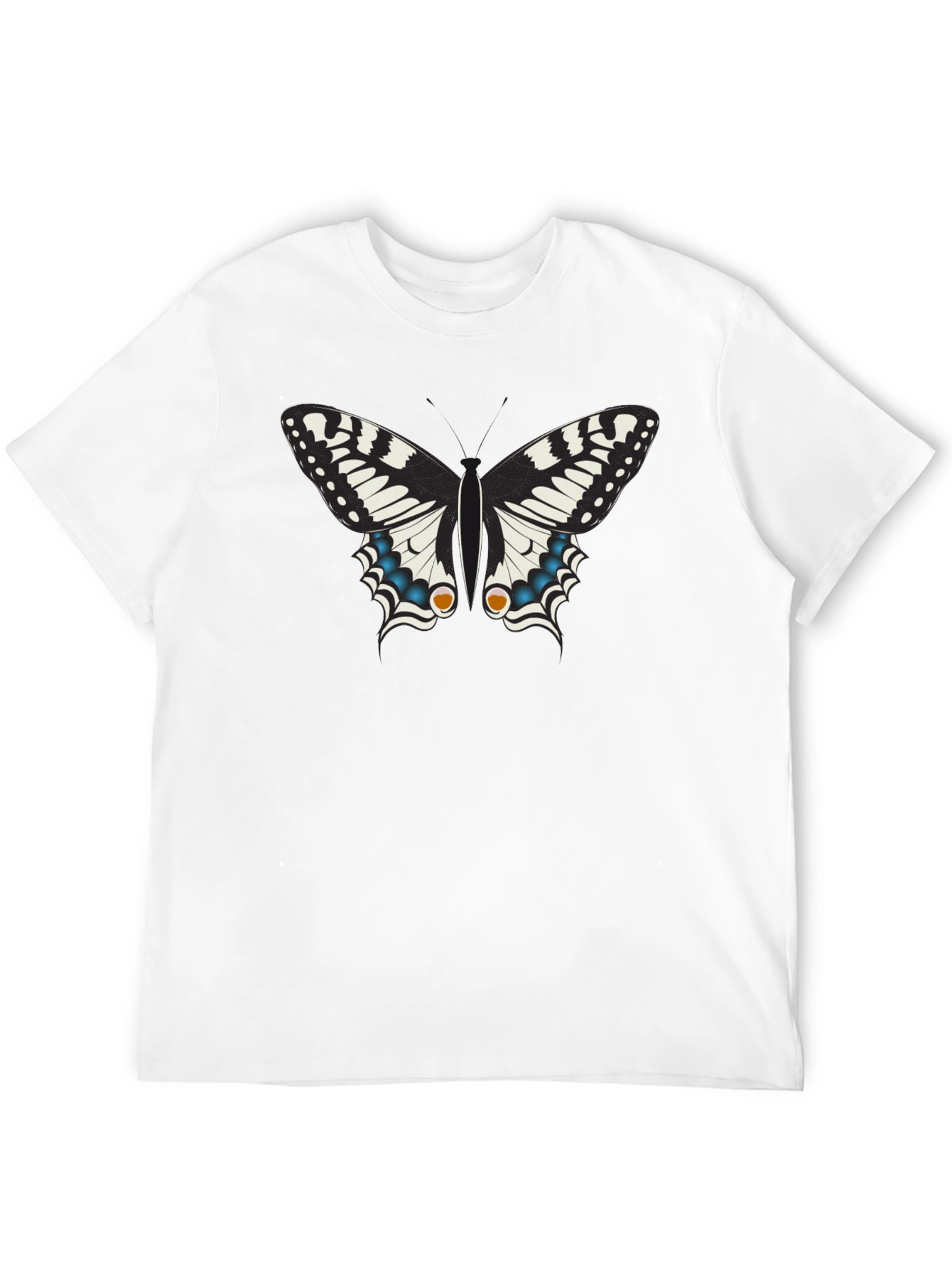 Butterfly Graphic Black T-Shirt