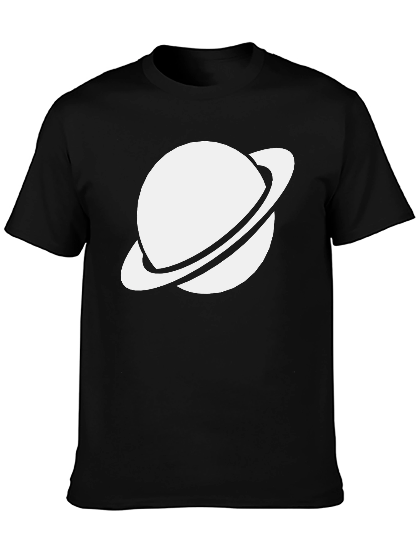 Saturn Graphic Tee - Trendy Space Shirt