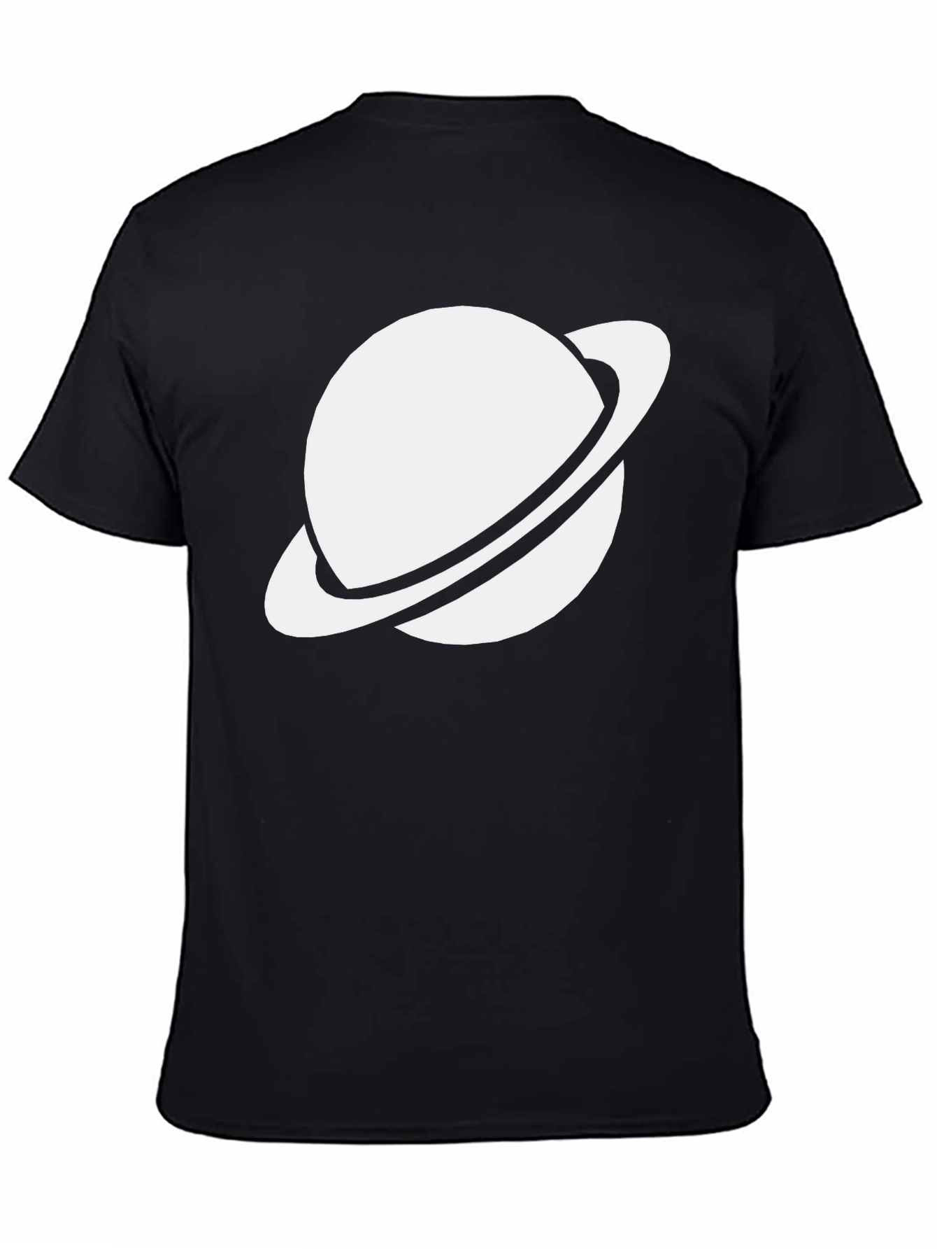 Saturn Graphic Tee - Trendy Space Shirt