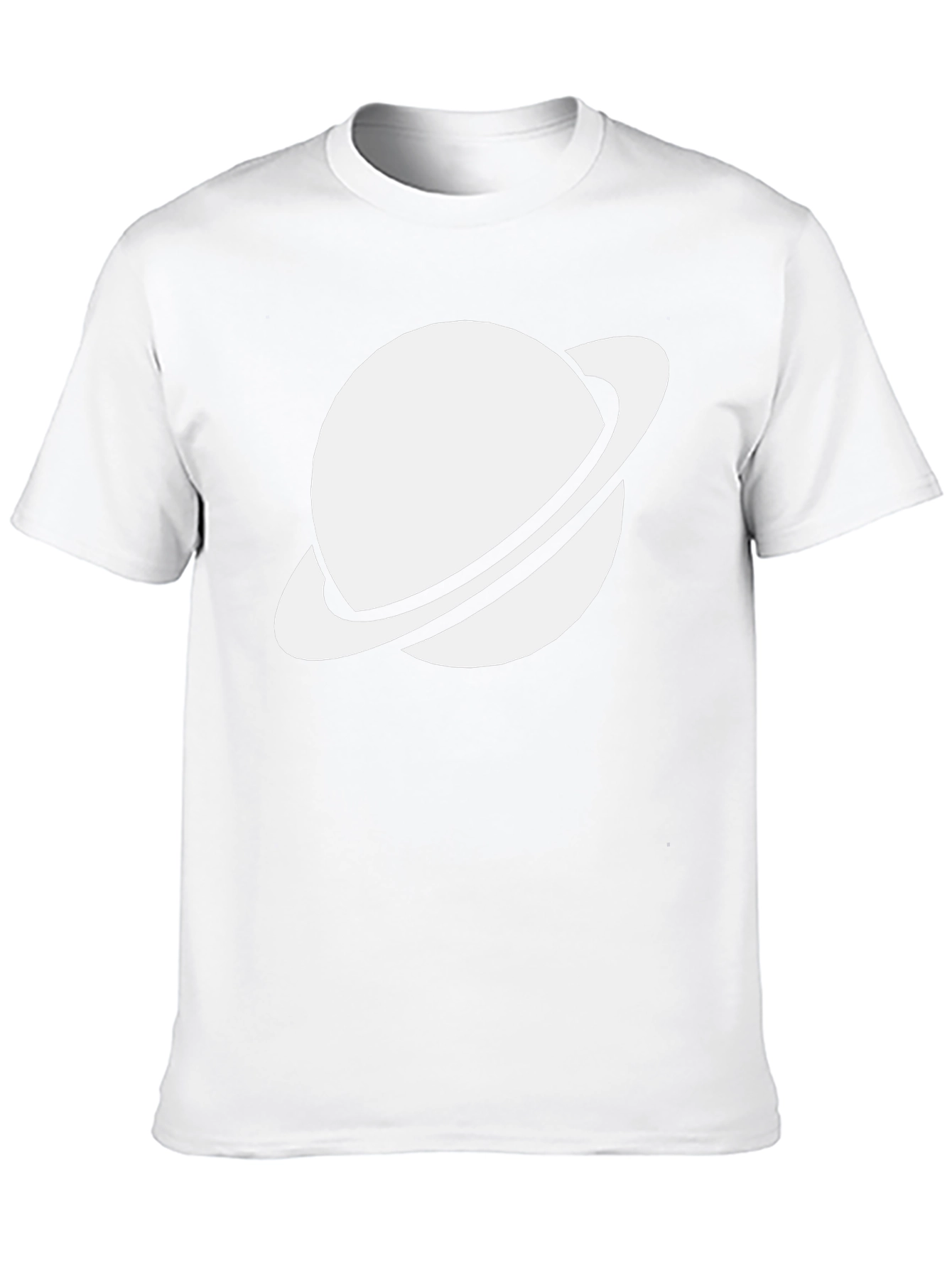 Saturn Graphic Tee - Trendy Space Shirt