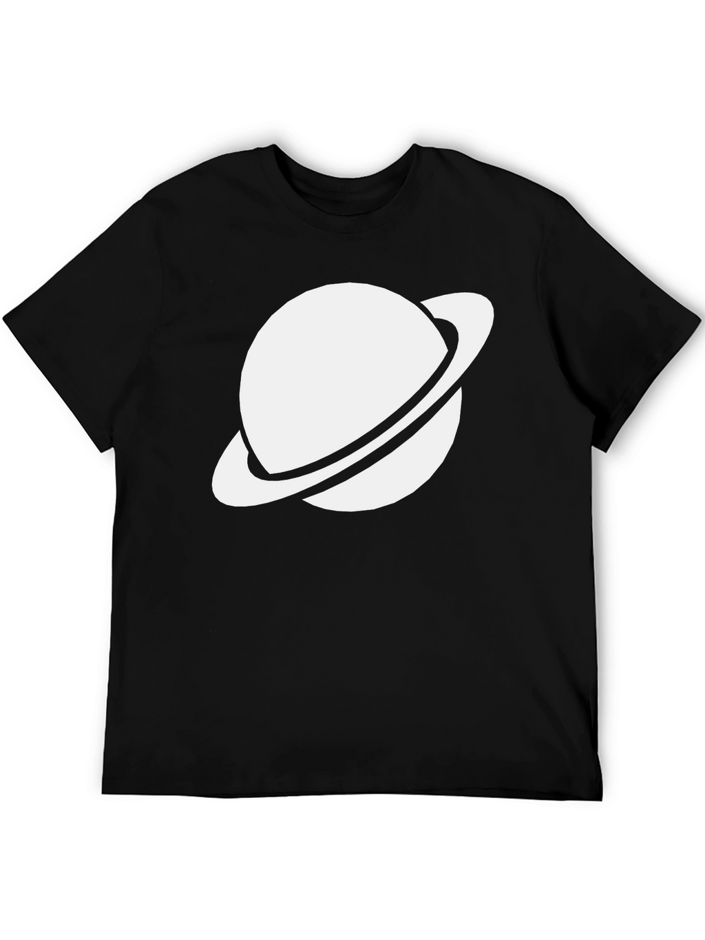 Saturn Graphic Tee - Trendy Space Shirt