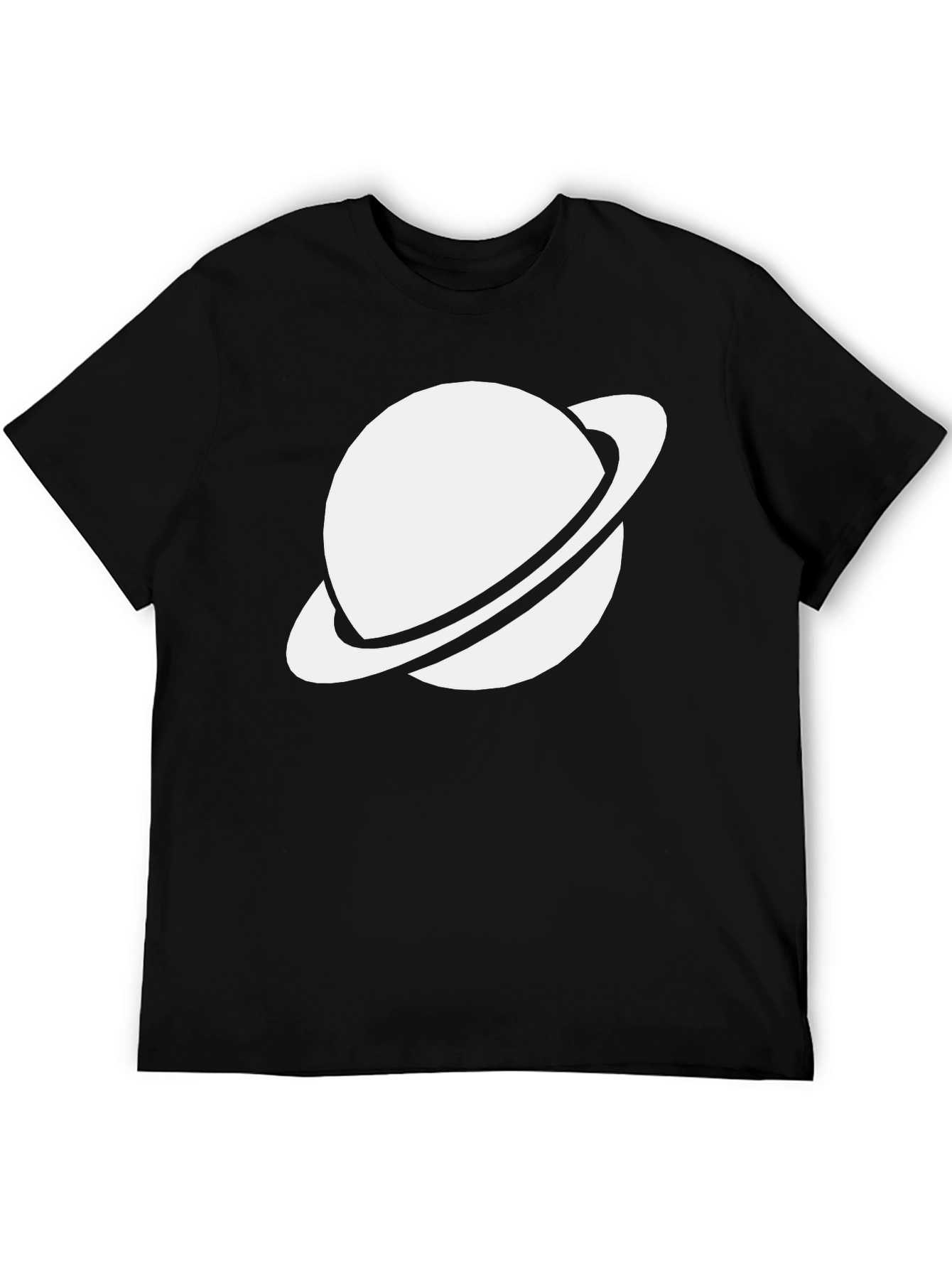 Saturn Graphic Tee - Trendy Space Shirt