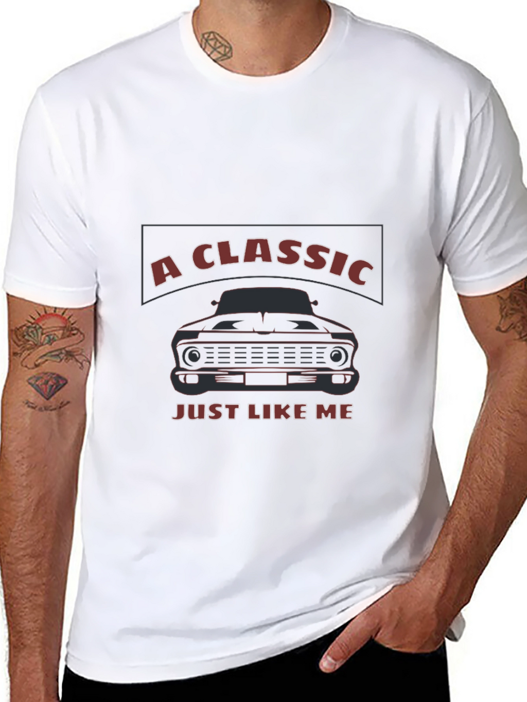 Classic Car Graphic T-Shirt - Just Like Me