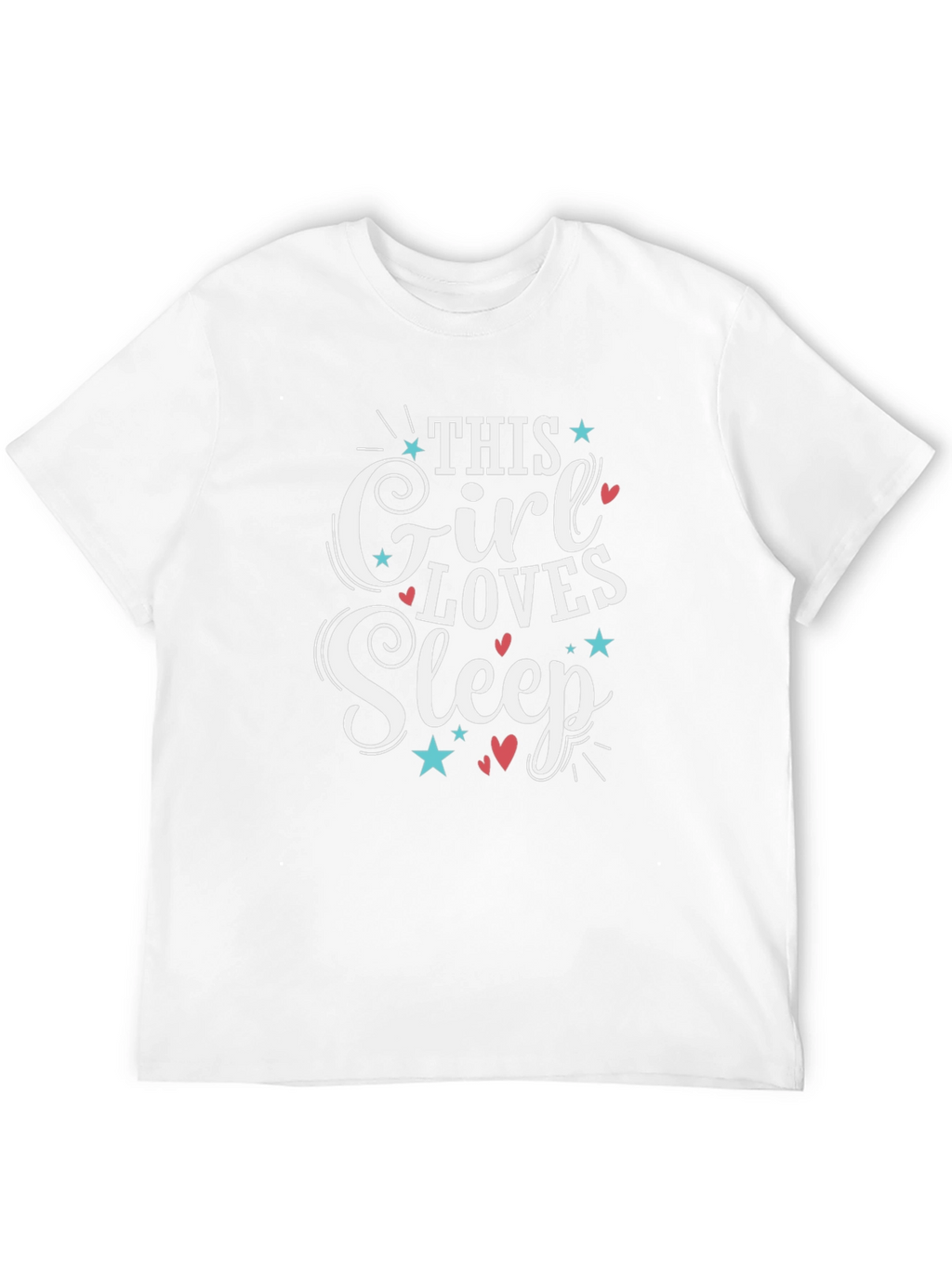 This Girl Loves Sleep Graphic T-Shirt