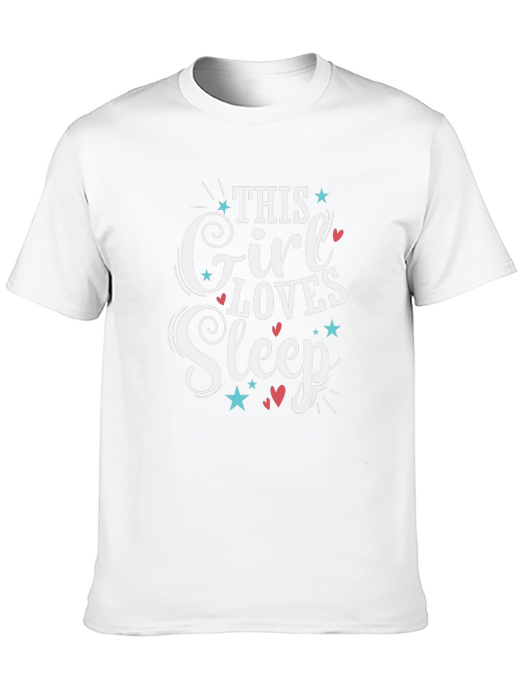 This Girl Loves Sleep Graphic T-Shirt