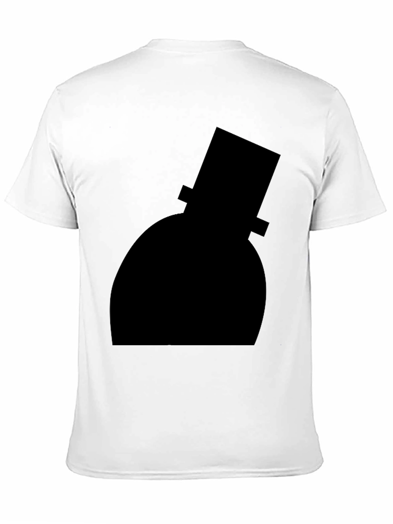 Top Hat Silhouette Black T-Shirt