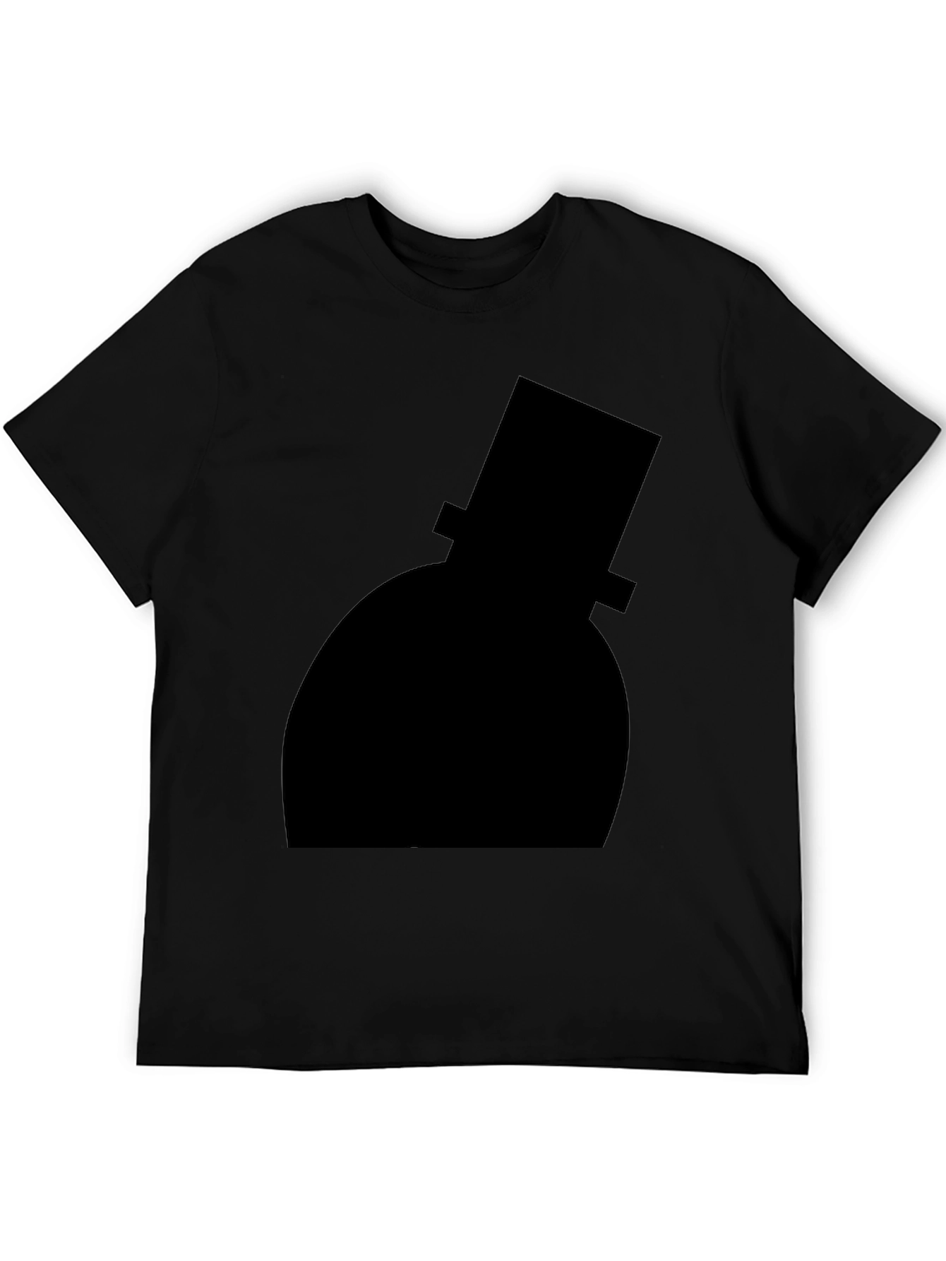 Top Hat Silhouette Black T-Shirt