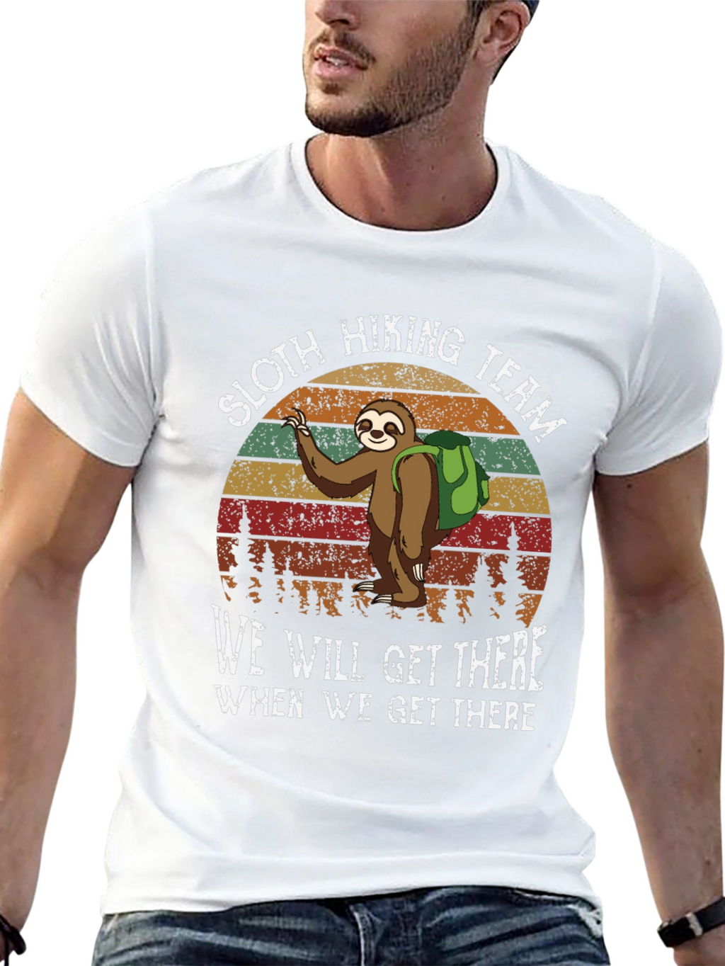 Sloth Hiking Team Tee - We Will Get There