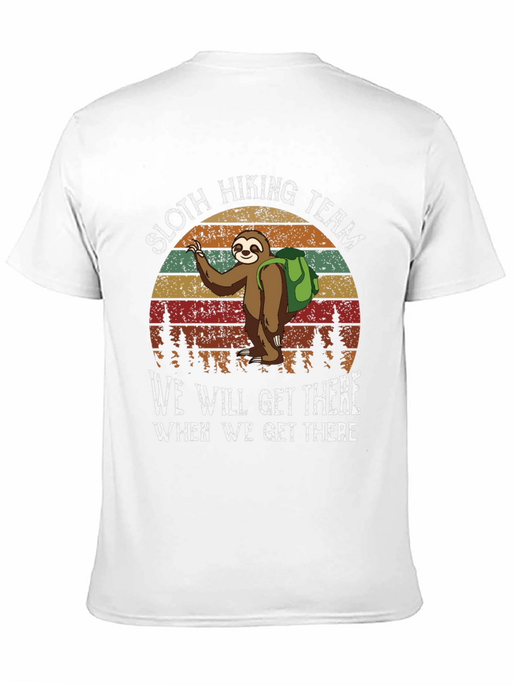Sloth Hiking Team Tee - We Will Get There