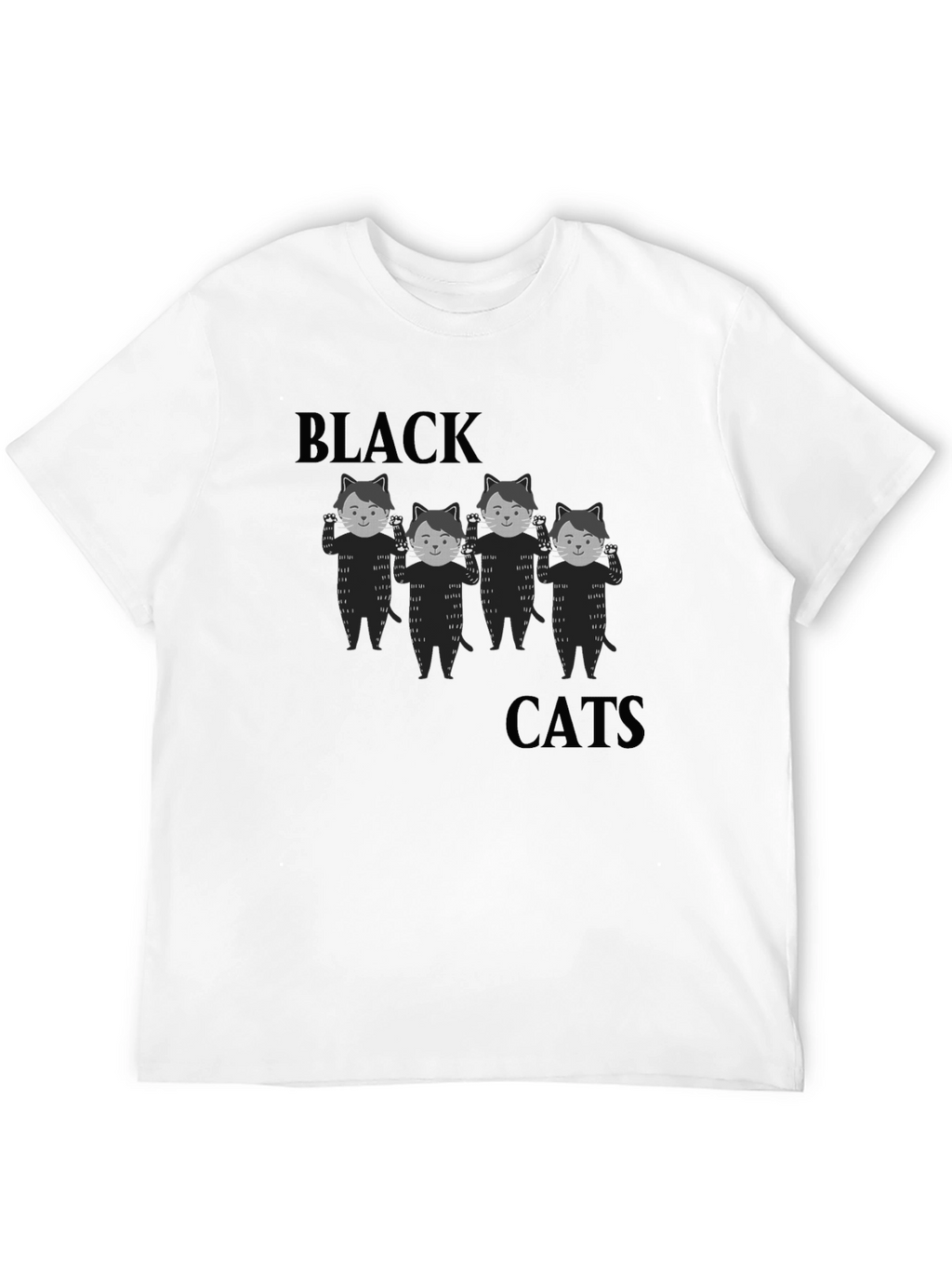 Black Cats Graphic T-Shirt