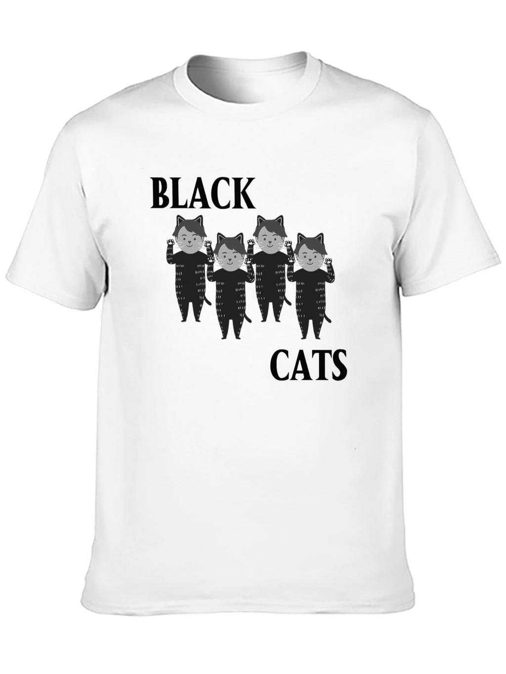 Black Cats Graphic T-Shirt