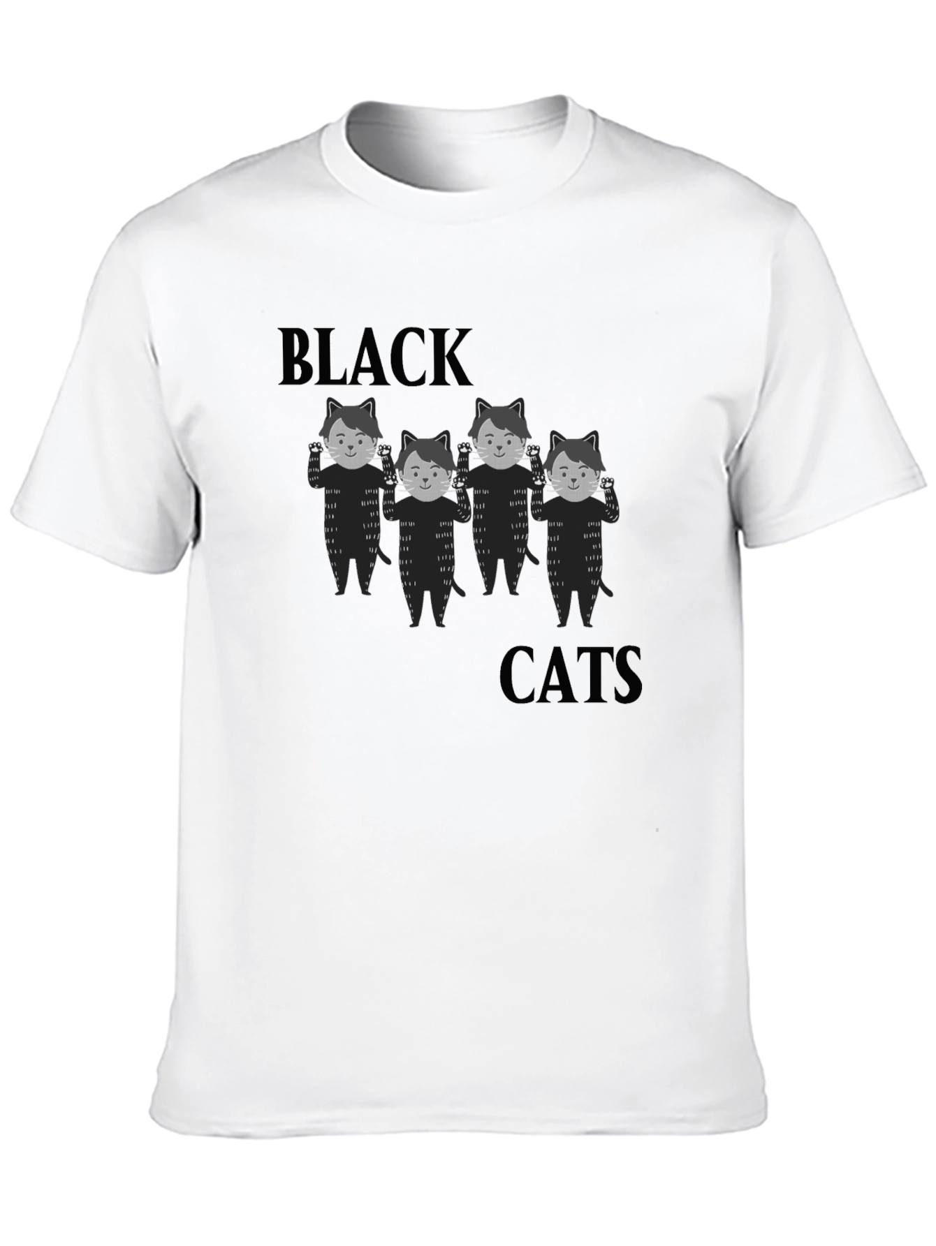 Black Cats Graphic T-Shirt
