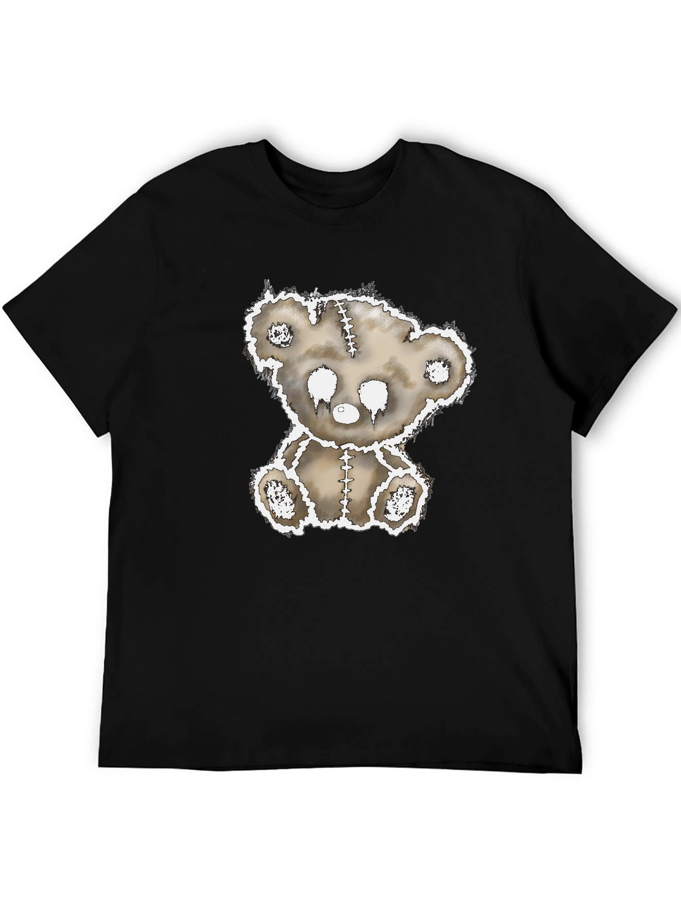 Creepy Teddy Bear Graphic T-Shirt