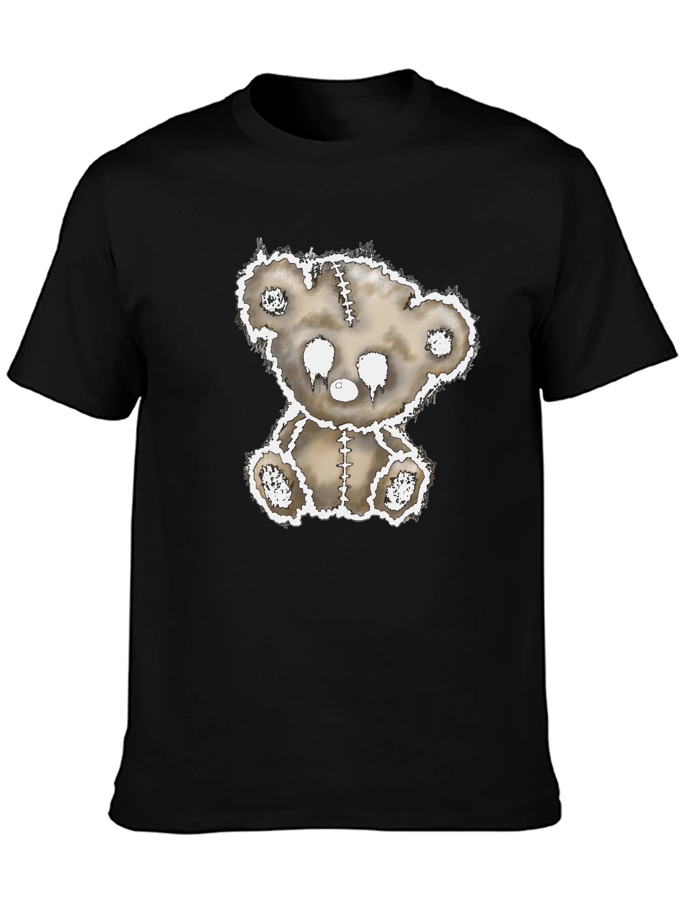 Creepy Teddy Bear Graphic T-Shirt
