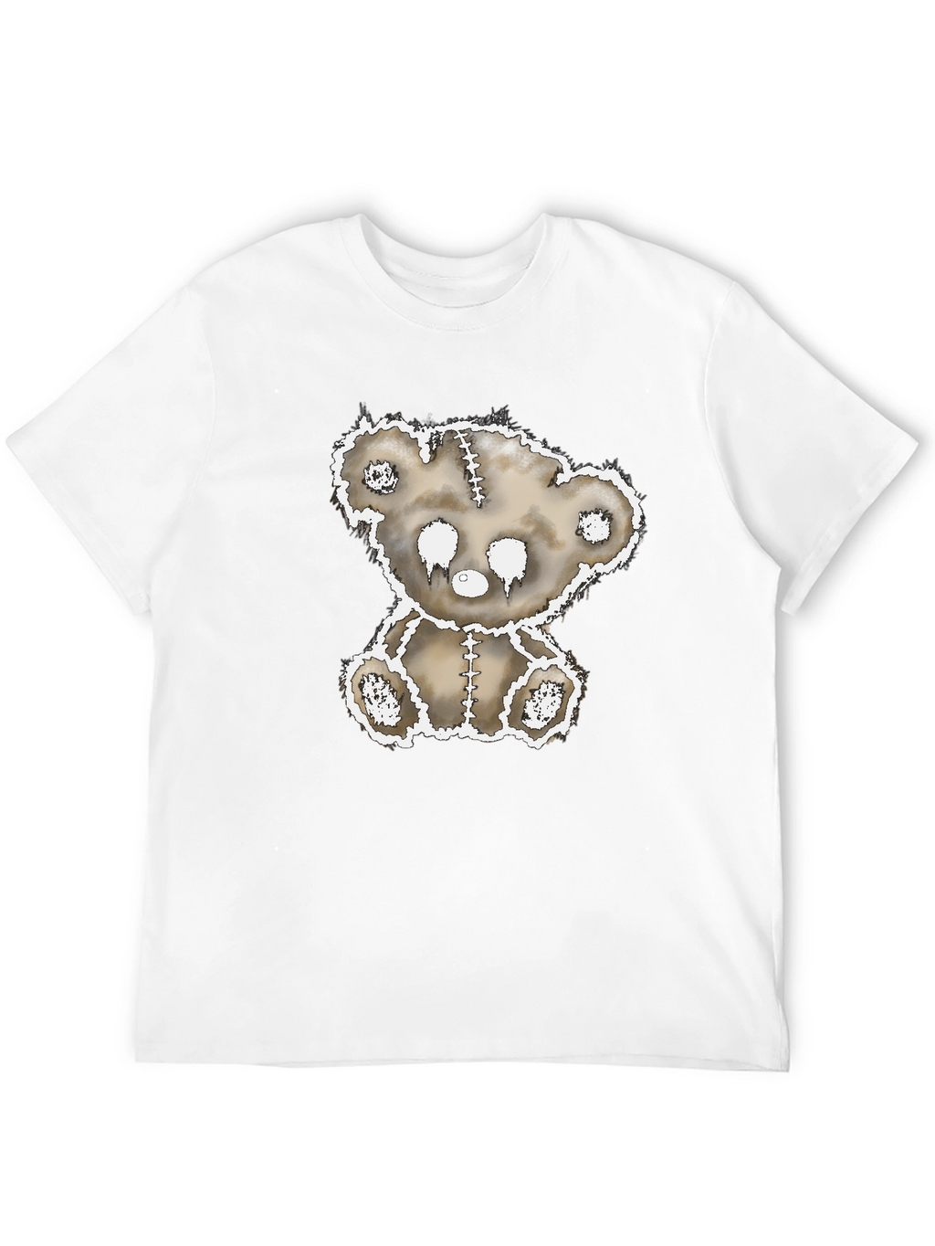 Creepy Teddy Bear Graphic T-Shirt