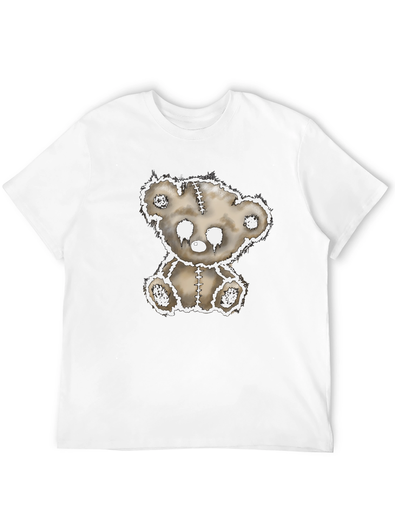 Creepy Teddy Bear Graphic T-Shirt