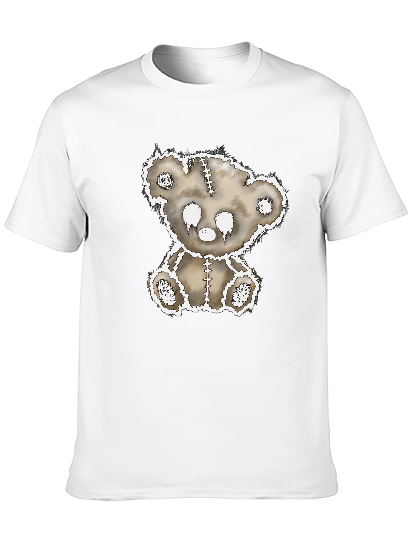 Creepy Teddy Bear Graphic T-Shirt
