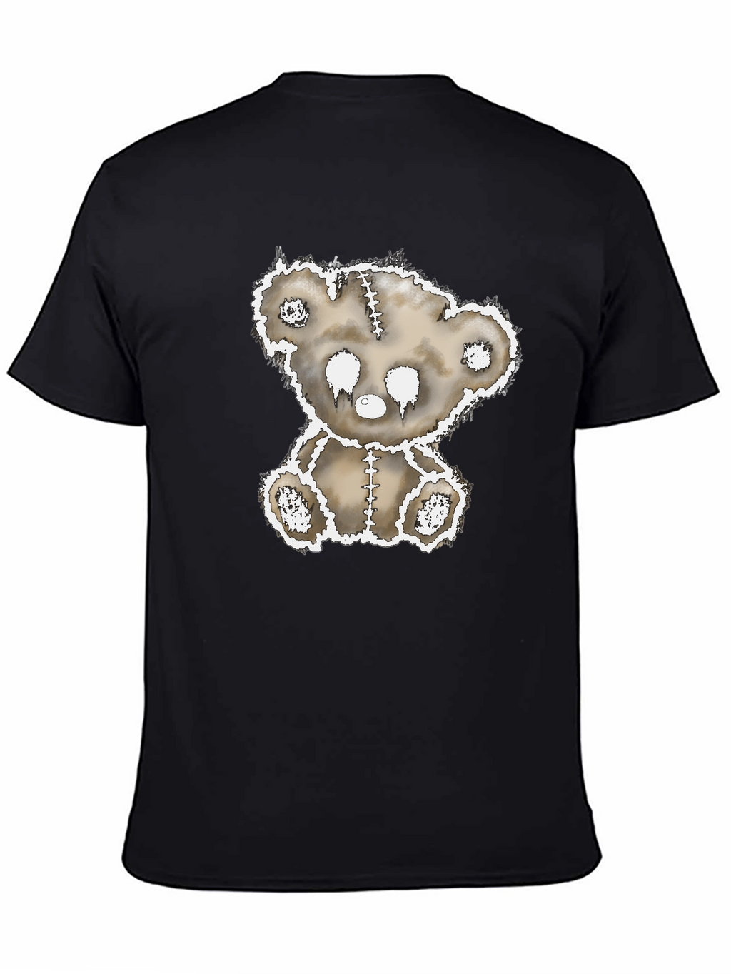 Creepy Teddy Bear Graphic T-Shirt
