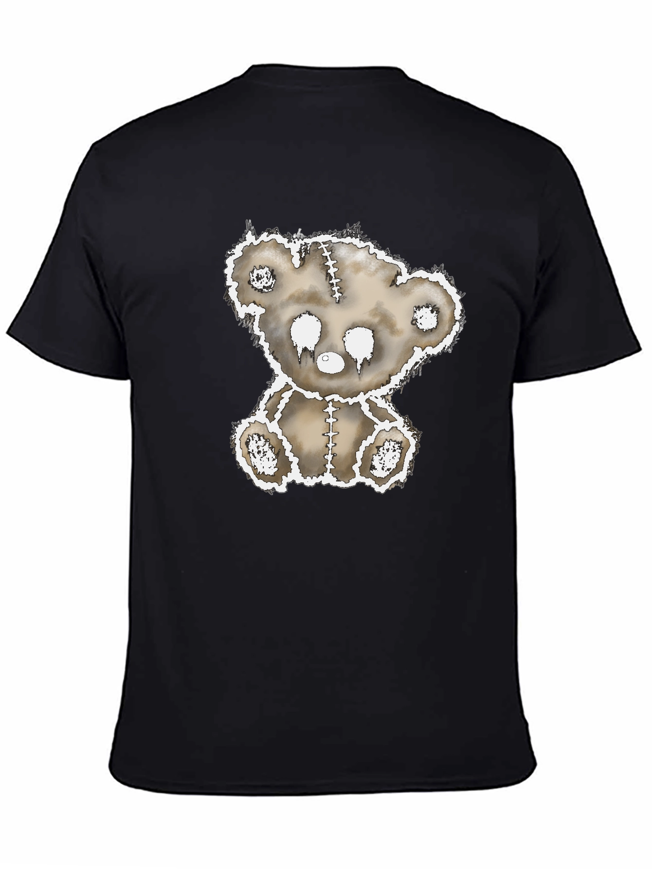 Creepy Teddy Bear Graphic T-Shirt