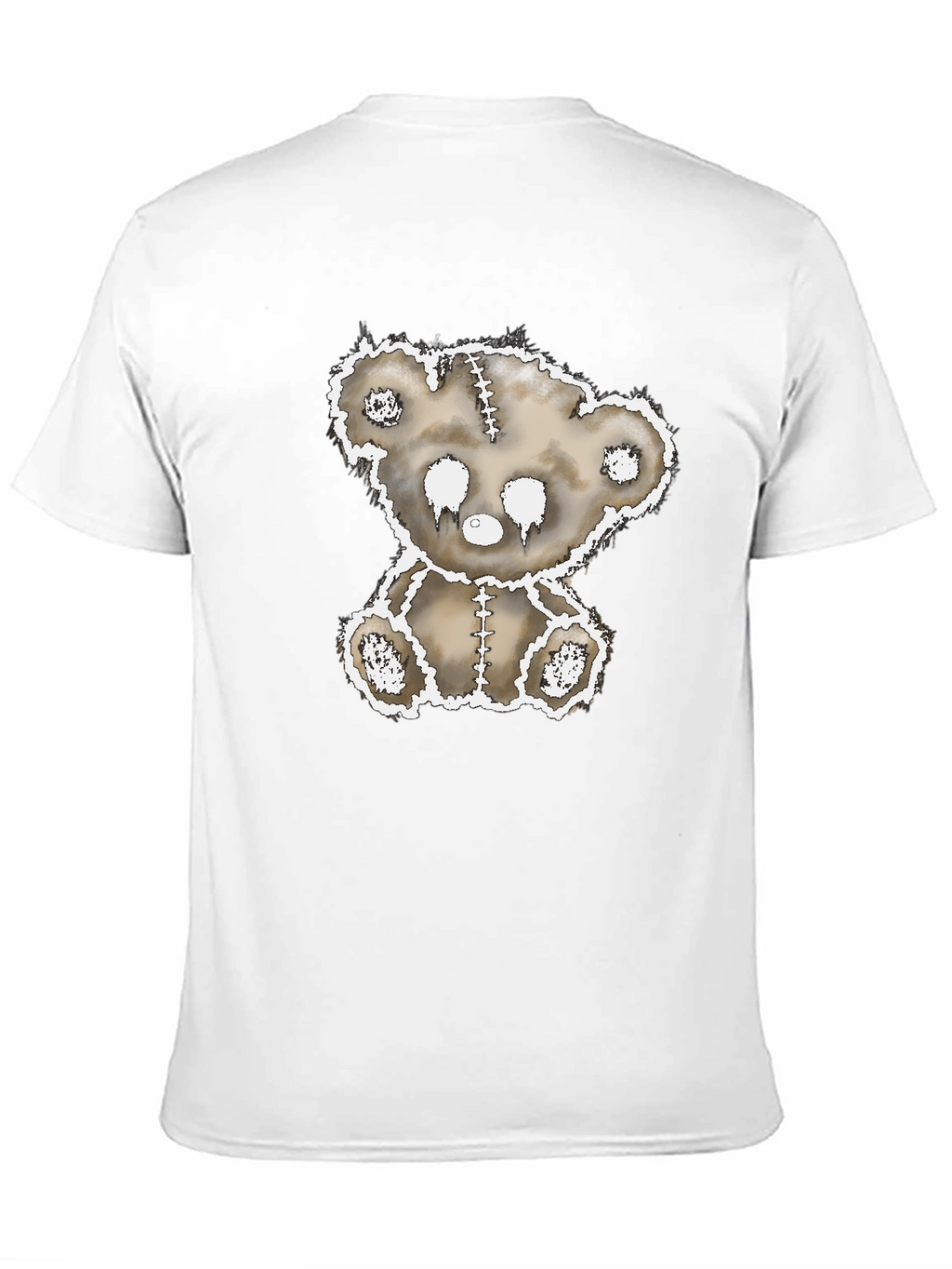 Creepy Teddy Bear Graphic T-Shirt