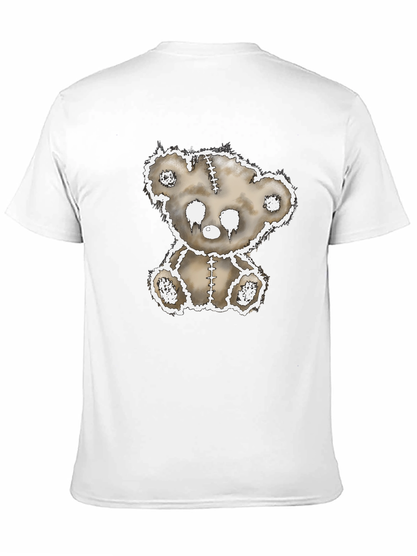 Creepy Teddy Bear Graphic T-Shirt