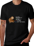 Sloth Controls Funny Gamer T-Shirt
