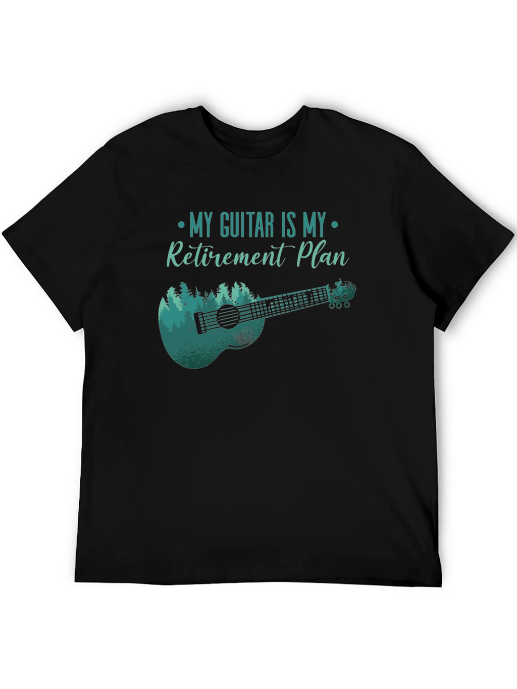 Guitar Retirement Plan Tee - Musicians Gift