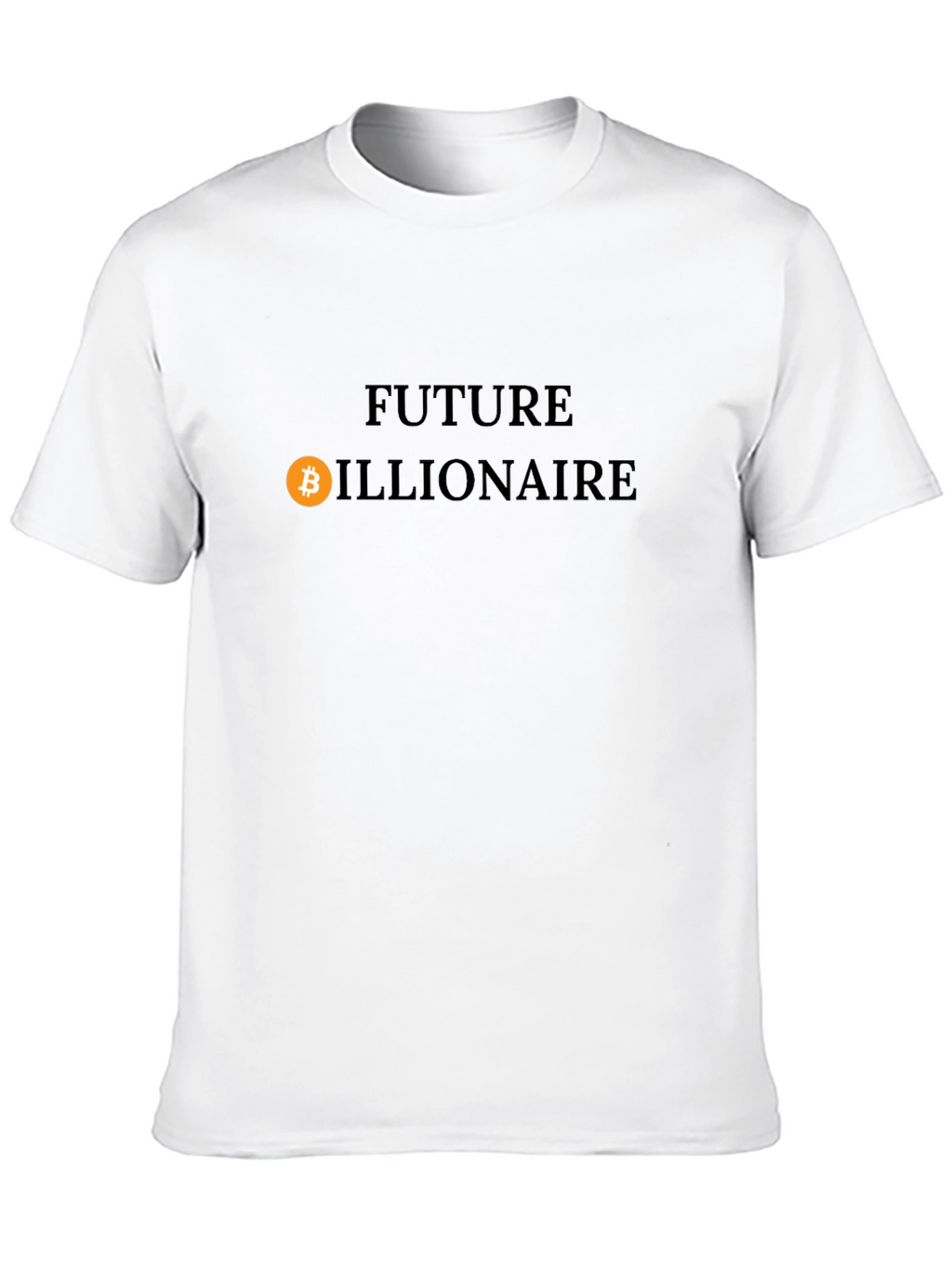 Future Billionaire Bitcoin Graphic Tee - Black Cotton
