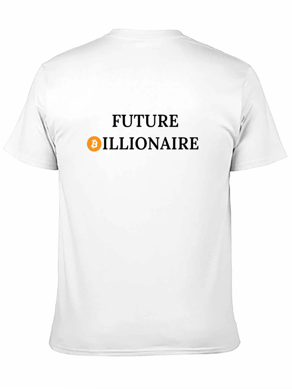 Future Billionaire Bitcoin Graphic Tee - Black Cotton