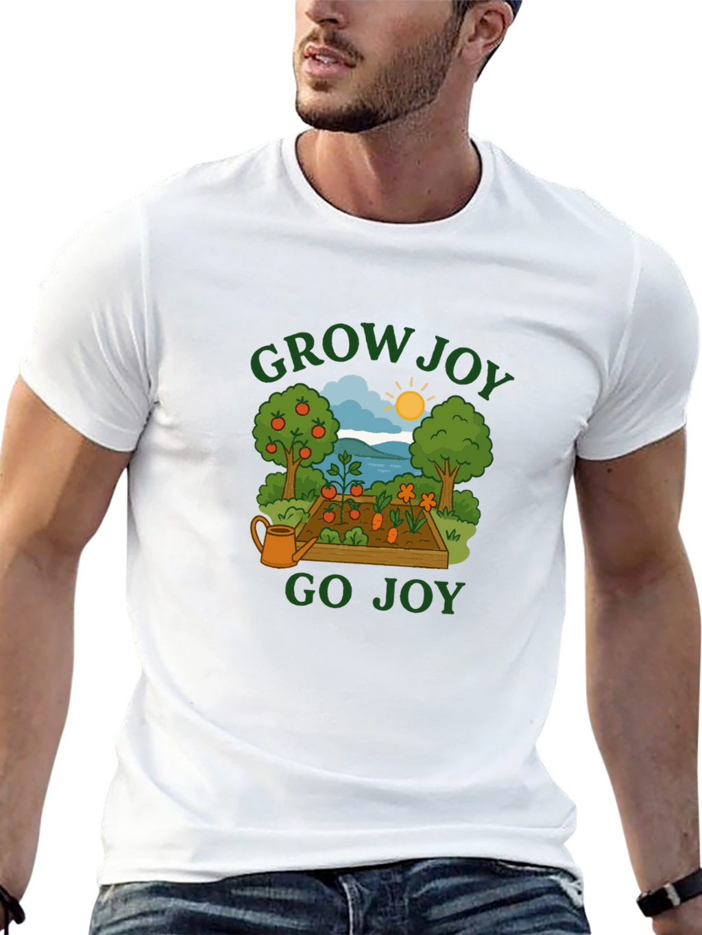 Grow Joy Go Joy Graphic T-Shirt