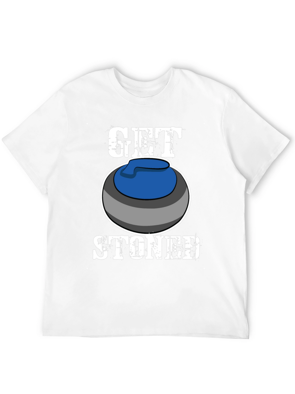 Get Stoned Curling T-Shirt Funny Sports Tee