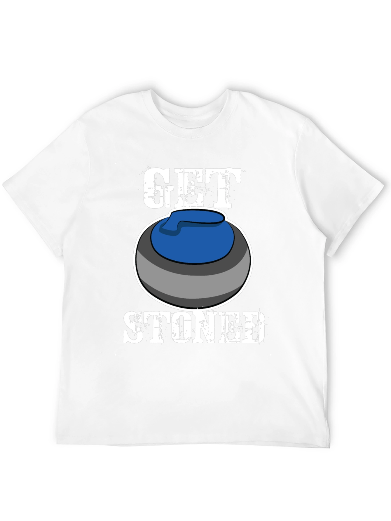 Get Stoned Curling T-Shirt Funny Sports Tee
