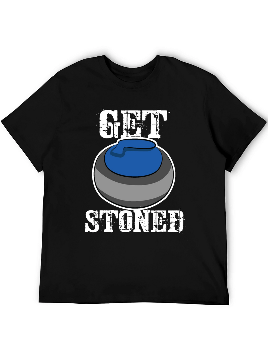 Get Stoned Curling T-Shirt Funny Sports Tee