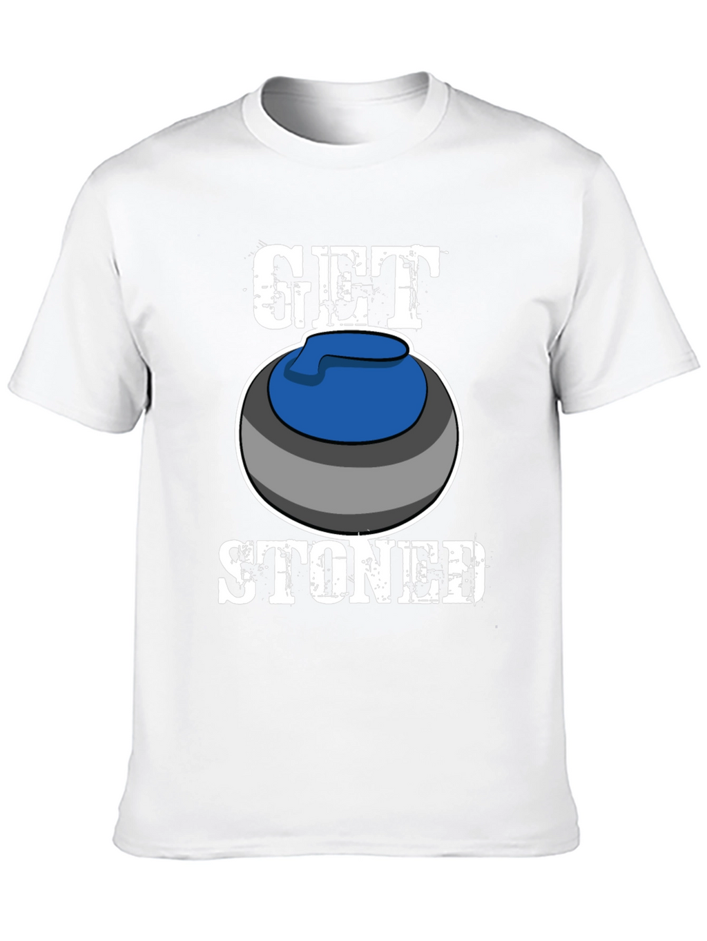 Get Stoned Curling T-Shirt Funny Sports Tee