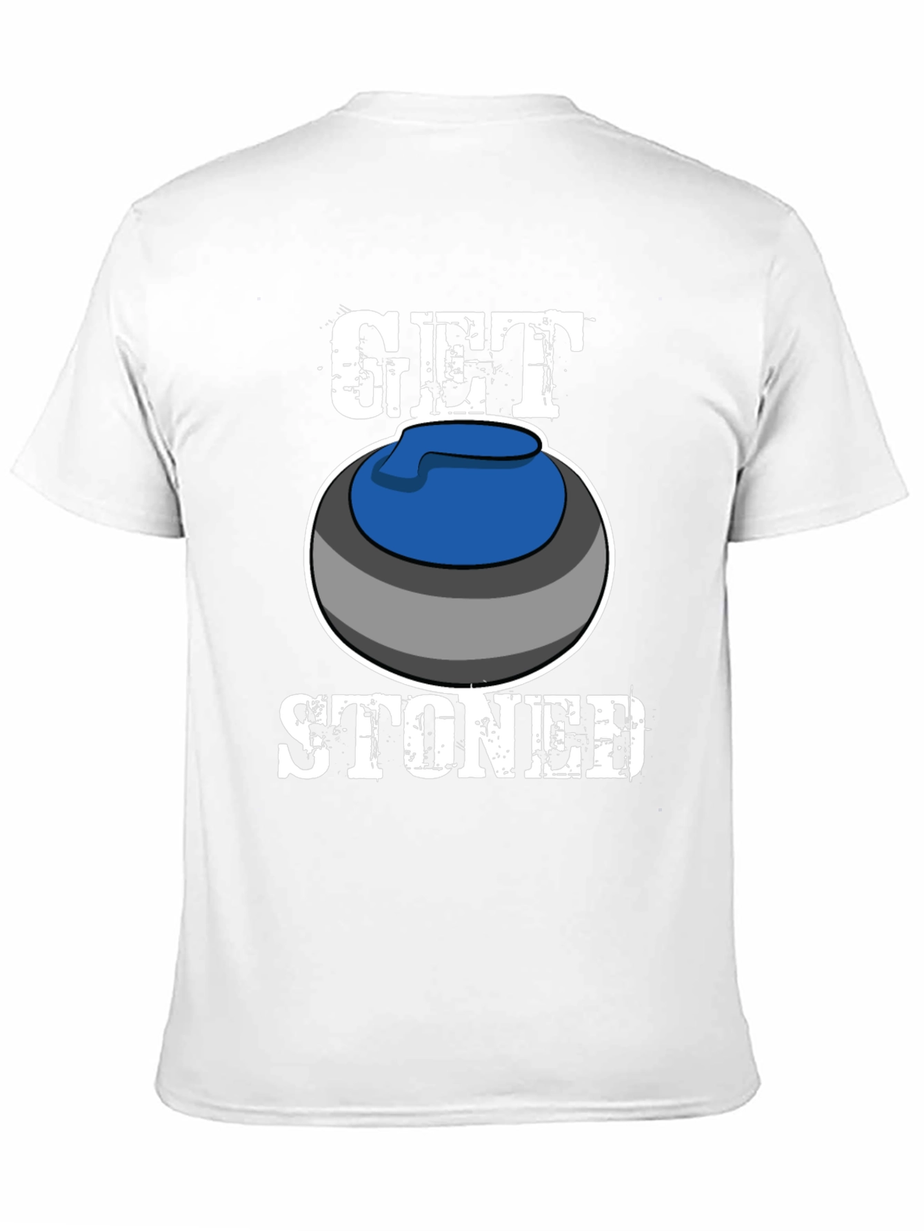Get Stoned Curling T-Shirt Funny Sports Tee