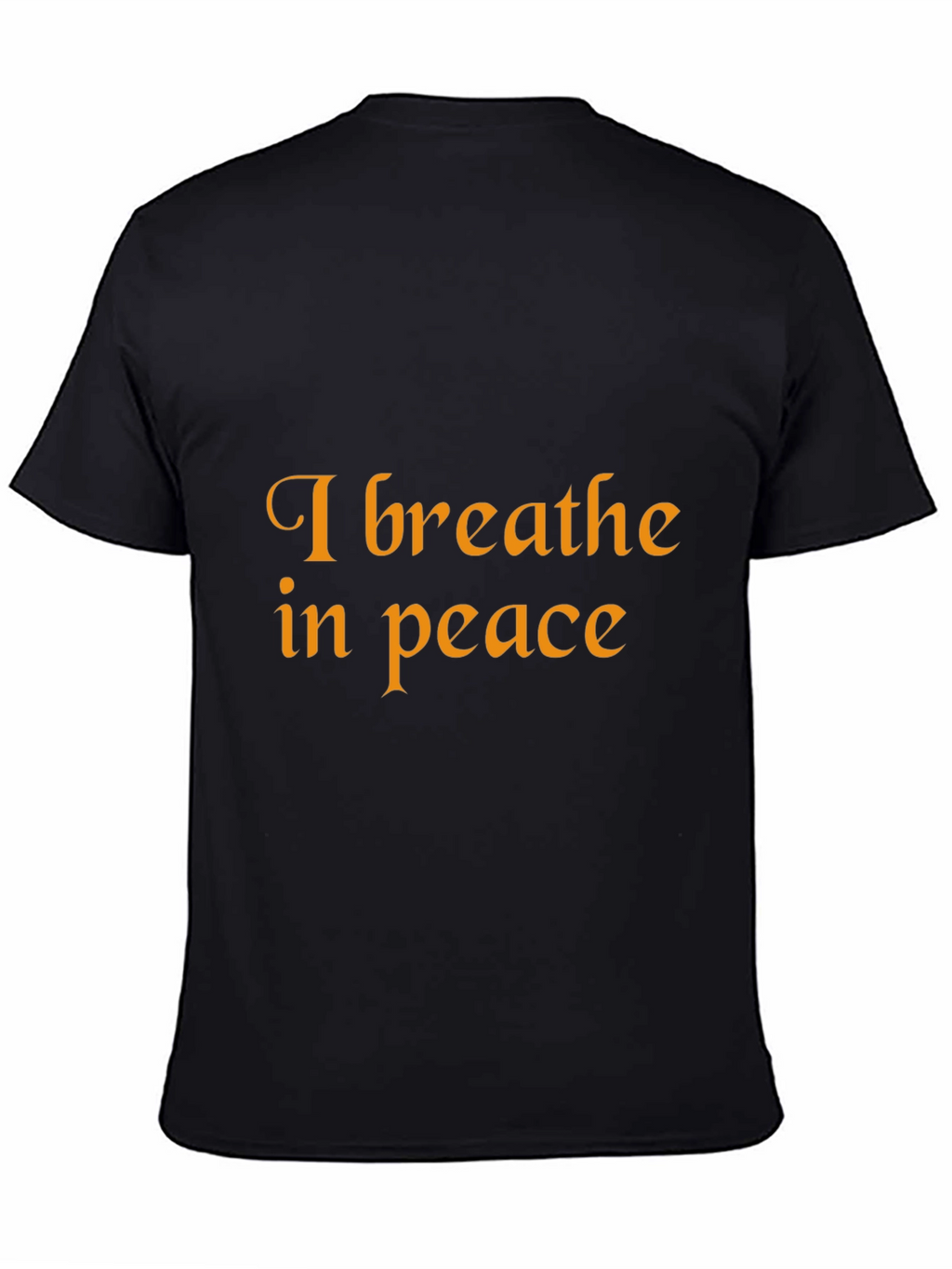 Breathe in Peace Black T-Shirt
