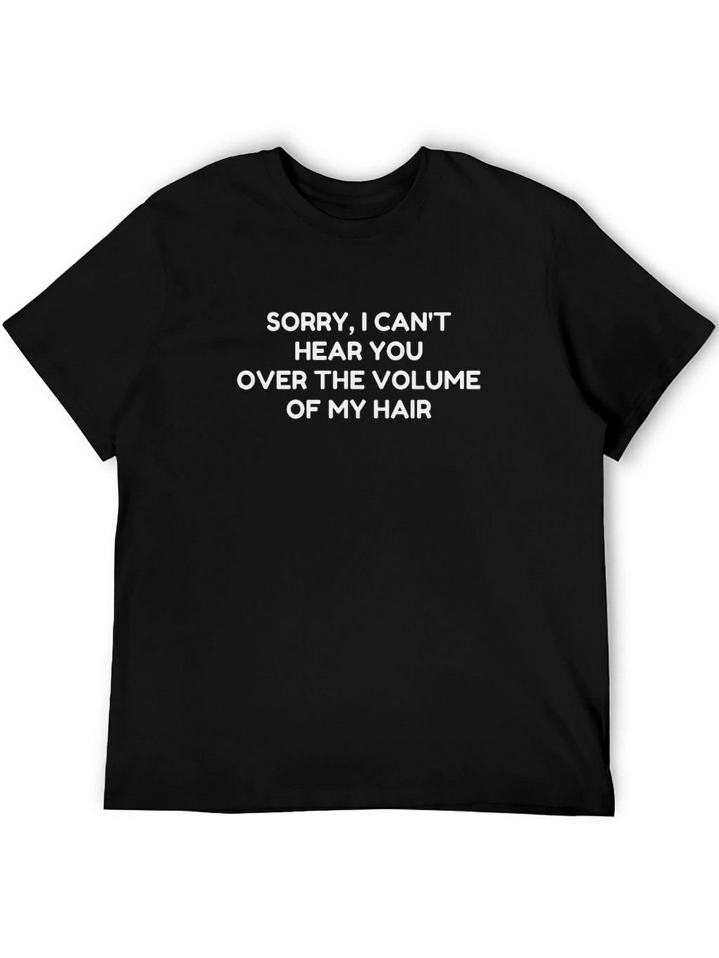 Funny Hair Volume Graphic T-Shirt